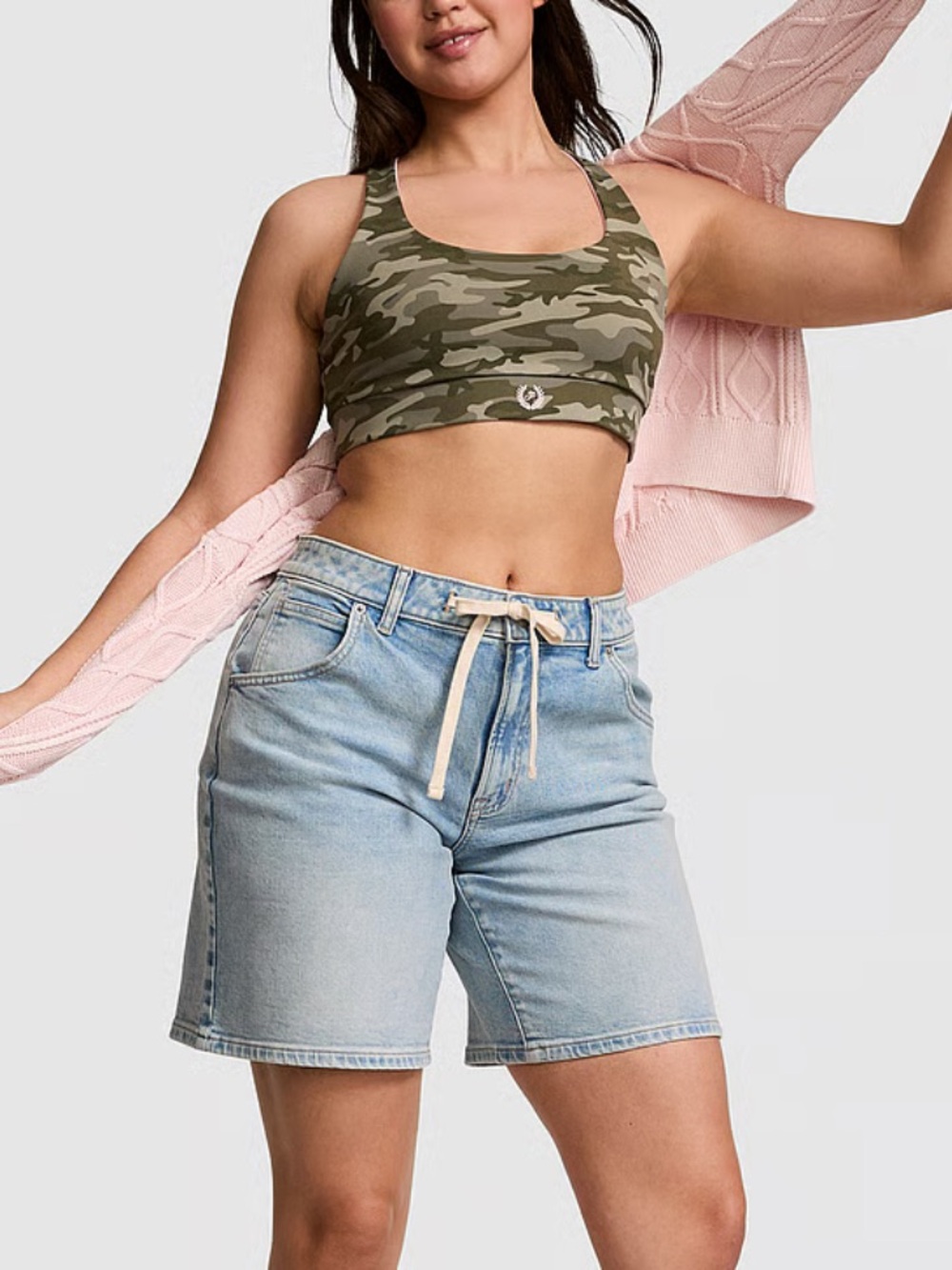 Pink Victoria Secret Shorts(size 12)